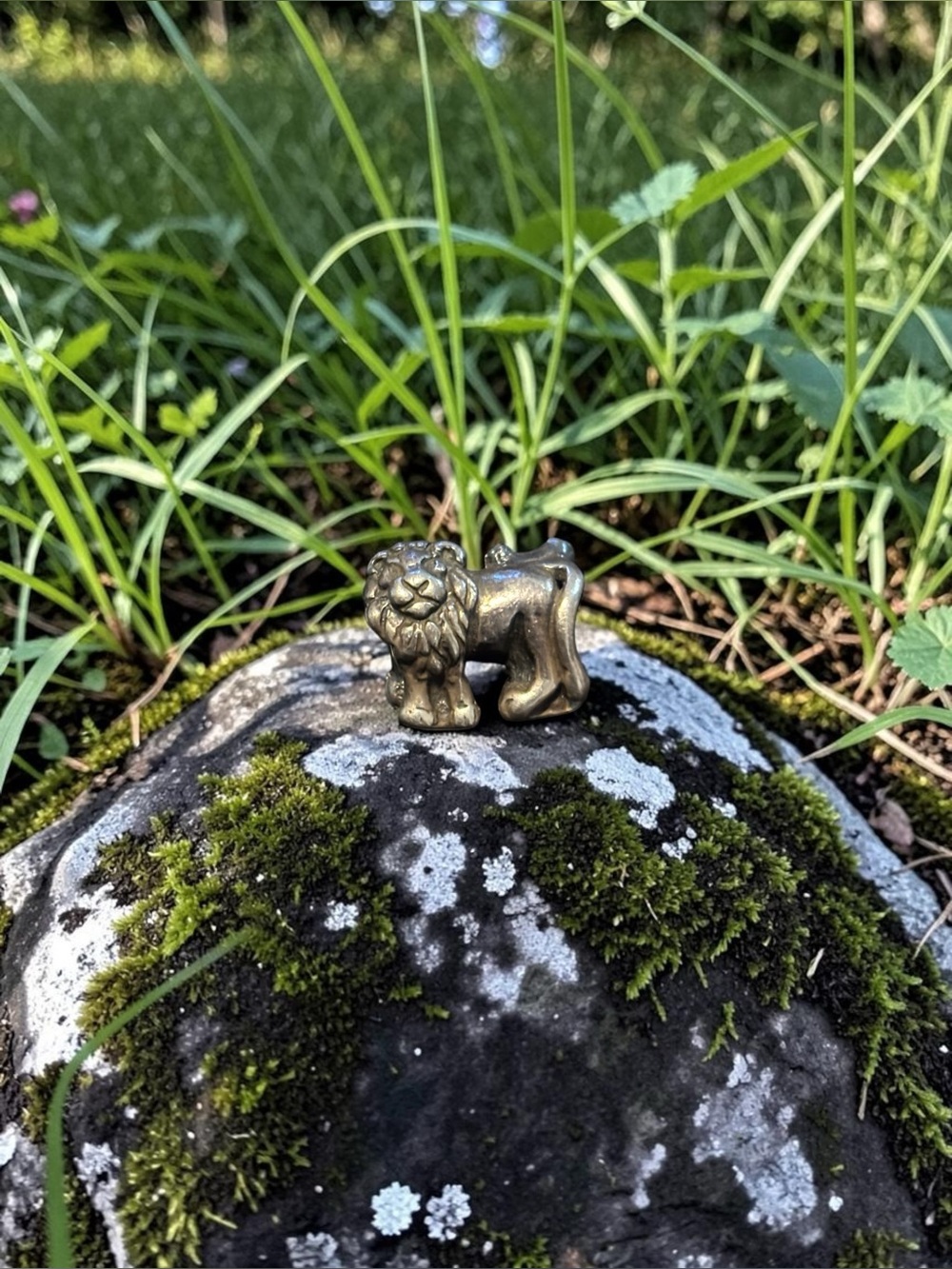 Retired Trollbeads Sterling Silver Lion Bead